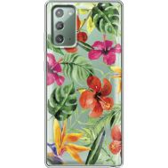 Силіконовий чохол BoxFace Samsung N980 Galaxy Note 20 Tropical Flowers (40569-cc43)