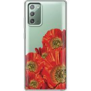 Силіконовий чохол BoxFace Samsung N980 Galaxy Note 20 Red Poppies (40569-cc44)