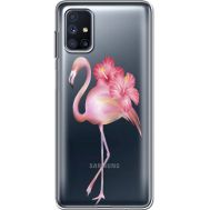Силіконовий чохол BoxFace Samsung M515 Galaxy M51 Floral Flamingo (40938-cc12)