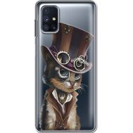 Силіконовий чохол BoxFace Samsung M515 Galaxy M51 Steampunk Cat (40938-cc39)