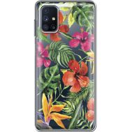 Силіконовий чохол BoxFace Samsung M515 Galaxy M51 Tropical Flowers (40938-cc43)