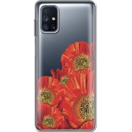 Силіконовий чохол BoxFace Samsung M515 Galaxy M51 Red Poppies (40938-cc44)