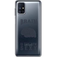 Силіконовий чохол BoxFace Samsung M515 Galaxy M51 Sexy Brain (40938-cc47)