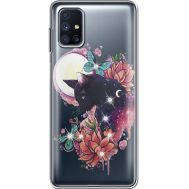 Силіконовий чохол BoxFace Samsung M515 Galaxy M51 Cat in Flowers (940938-rs10)