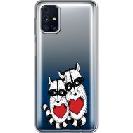 Силіконовий чохол BoxFace Samsung M317 Galaxy M31s Raccoons in love (40944-cc29)