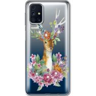 Силіконовий чохол BoxFace Samsung M317 Galaxy M31s Deer with flowers (940944-rs5)