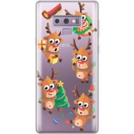 Силіконовий чохол BoxFace Samsung N960 Galaxy Note 9 с 3D-глазками Reindeer (34974-cc74)