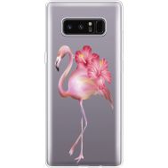 Силіконовий чохол BoxFace Samsung N950F Galaxy Note 8 Floral Flamingo (35949-cc12)