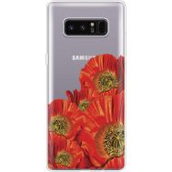 Силіконовий чохол BoxFace Samsung N950F Galaxy Note 8 Red Poppies (35949-cc44)