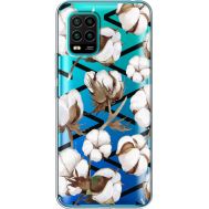 Силіконовий чохол BoxFace Xiaomi Mi 10 Lite Cotton flowers (39439-cc50)