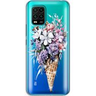 Силіконовий чохол BoxFace Xiaomi Mi 10 Lite Ice Cream Flowers (939439-rs17)