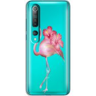 Силіконовий чохол BoxFace Xiaomi Mi 10 Floral Flamingo (39445-cc12)