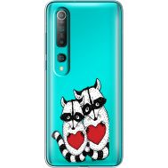 Силіконовий чохол BoxFace Xiaomi Mi 10 Raccoons in love (39445-cc29)