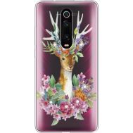 Силіконовий чохол BoxFace Xiaomi Mi 9T / Mi 9T Pro Deer with flowers (937377-rs5)