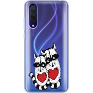 Силіконовий чохол BoxFace Xiaomi Mi 9 Lite Raccoons in love (38312-cc29)