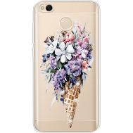 Силіконовий чохол BoxFace Xiaomi Redmi 4x Ice Cream Flowers (935027-rs17)
