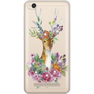 Силіконовий чохол BoxFace Xiaomi Redmi 4A Deer with flowers (935073-rs5)