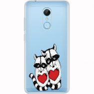 Силіконовий чохол BoxFace Xiaomi Redmi 5 Raccoons in love (35031-cc29)
