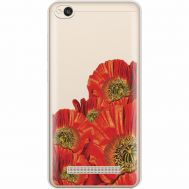 Силіконовий чохол BoxFace Xiaomi Redmi 4A Red Poppies (35073-cc44)