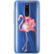 Силіконовий чохол BoxFace Xiaomi Redmi 8 Floral Flamingo (38412-cc12)