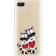 Силіконовий чохол BoxFace Xiaomi Redmi 6 Raccoons in love (35029-cc29)
