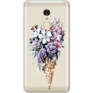 Силіконовий чохол BoxFace Xiaomi Redmi Note 4x Ice Cream Flowers (935032-rs17)