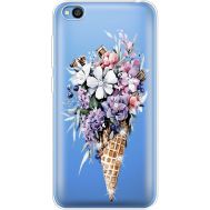 Силіконовий чохол BoxFace Xiaomi Redmi Go Ice Cream Flowers (936212-rs17)