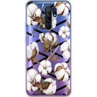 Силіконовий чохол BoxFace Xiaomi Redmi 9 Cotton flowers (40234-cc50)