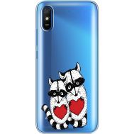 Силіконовий чохол BoxFace Xiaomi Redmi 9A Raccoons in love (40305-cc29)