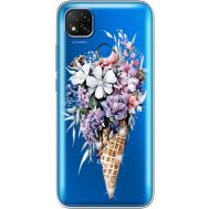 Силіконовий чохол BoxFace Xiaomi Redmi 9C Ice Cream Flowers (940880-rs17)