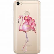 Силіконовий чохол BoxFace Xiaomi Redmi Note 5A Prime Floral Flamingo (35076-cc12)