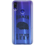 Силіконовий чохол BoxFace Xiaomi Redmi Note 7 Sexy Brain (36208-cc47)