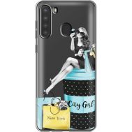Силіконовий чохол BoxFace Samsung A215 Galaxy A21 City Girl (39761-cc56)