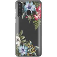 Силіконовий чохол BoxFace Samsung A215 Galaxy A21 Floral (39761-cc54)