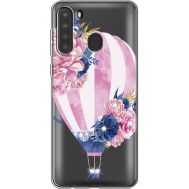 Силіконовий чохол BoxFace Samsung A215 Galaxy A21 Pink Air Baloon (939761-rs6)