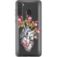 Силіконовий чохол BoxFace Samsung A215 Galaxy A21 Heart (939761-rs11)