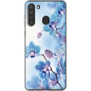 Силіконовий чохол BoxFace Samsung A215 Galaxy A21 Orchids (939761-rs16)