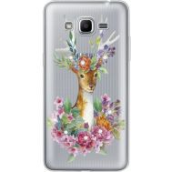 Силіконовий чохол BoxFace Samsung J2 Prime Deer with flowers (935053-rs5)