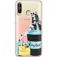 Силіконовий чохол BoxFace Samsung A6060 Galaxy A60 City Girl (37397-cc56)