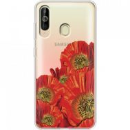 Силіконовий чохол BoxFace Samsung A6060 Galaxy A60 Red Poppies (37397-cc44)