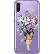 Силіконовий чохол BoxFace Samsung M115 Galaxy M11 Ice Cream Flowers (939781-rs17)