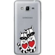 Силіконовий чохол BoxFace Samsung J2 Prime Raccoons in love (35053-cc29)