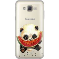 Силіконовий чохол BoxFace Samsung J701 Galaxy J7 Neo Duos Little Panda (35624-cc21)