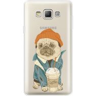 Силіконовий чохол BoxFace Samsung A700 Galaxy A7 Dog Coffeeman (35961-cc70)