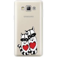 Силіконовий чохол BoxFace Samsung A700 Galaxy A7 Raccoons in love (35961-cc29)