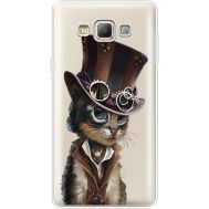 Силіконовий чохол BoxFace Samsung A700 Galaxy A7 Steampunk Cat (35961-cc39)