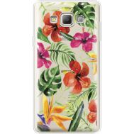 Силіконовий чохол BoxFace Samsung A700 Galaxy A7 Tropical Flowers (35961-cc43)