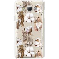 Силіконовий чохол BoxFace Samsung A700 Galaxy A7 Cotton and Rabbits (35961-cc49)