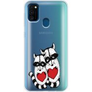 Силіконовий чохол BoxFace Samsung M307 Galaxy M30s Raccoons in love (38210-cc29)