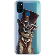 Силіконовий чохол BoxFace Samsung M307 Galaxy M30s Steampunk Cat (38210-cc39)